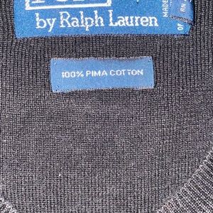 Black polo shirt with no sleeves